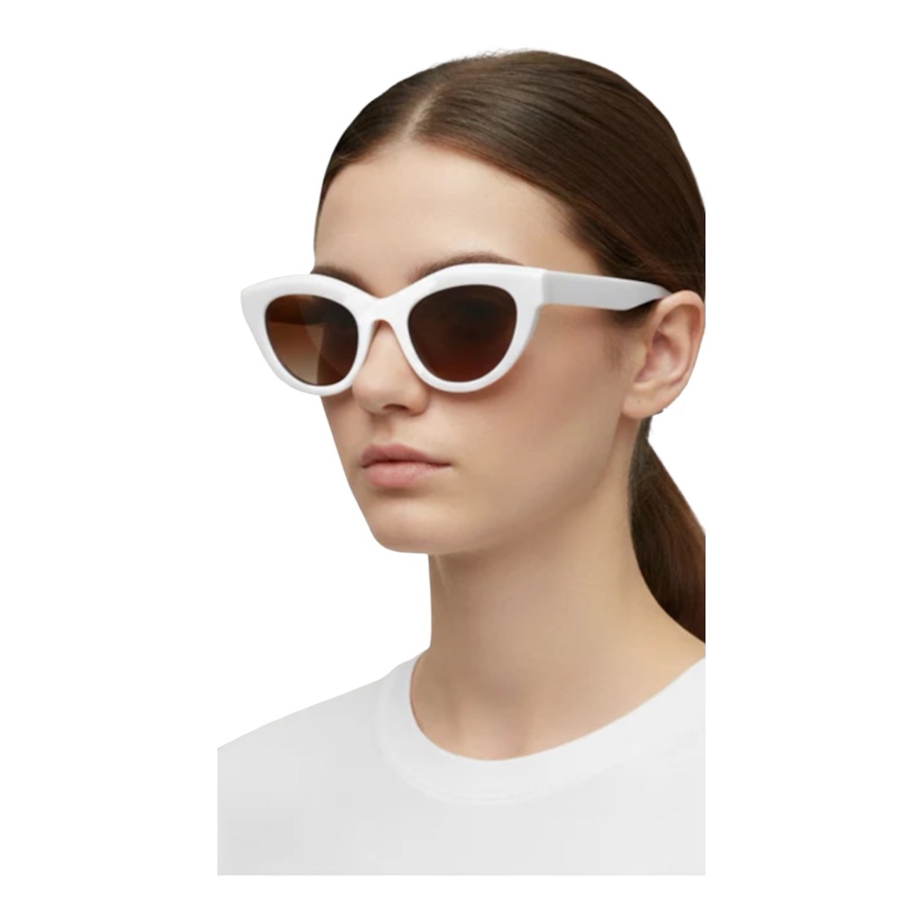 Elegant White Sunglasses For Women